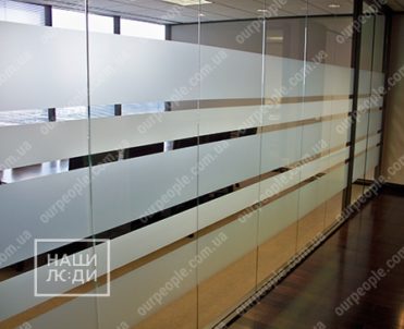Тонировка офисных перегородок