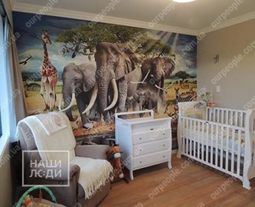Фотообои для детской,  печать фотообоев