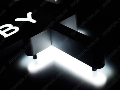 объемные буквы с подсветкой контражур