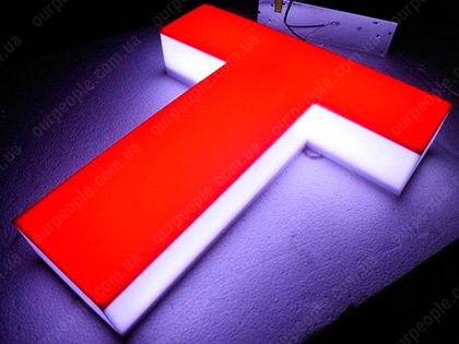 объемные буквы из акрила