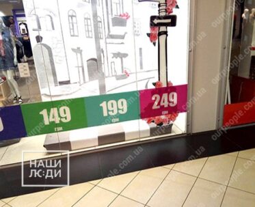 Оклеювання плівкою, оформлення вітрин та вікон