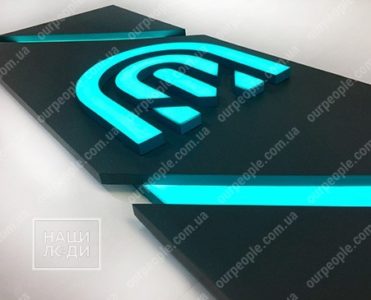 3D логотип в офис и на ресепшн